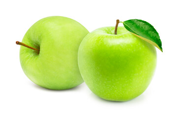 Green Apple isolated on white