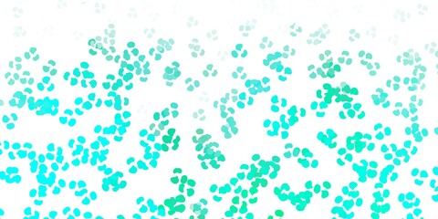Light green vector backdrop with chaotic shapes.