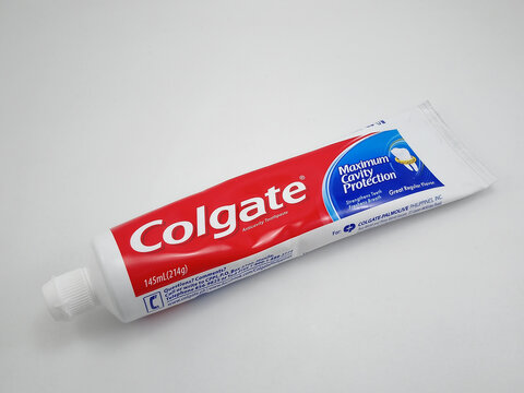Colgate anticavity toothpaste tube in Manila, Philippines