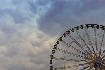 ferris wheel on a sky