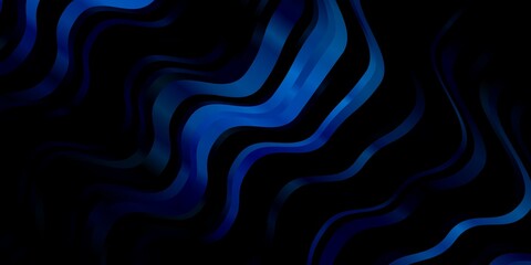 Obraz premium Dark BLUE vector template with lines.