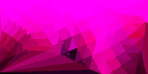 Dark pink vector geometric polygonal layout.