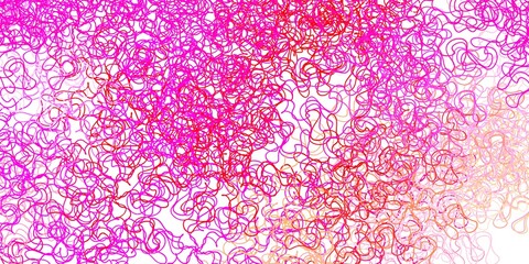 Light purple, pink vector layout with curves.