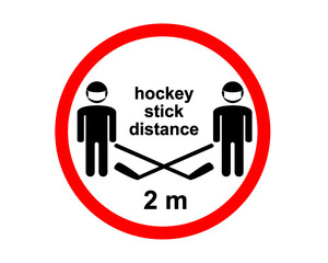 COVID-19 Canadian safety sign social distance