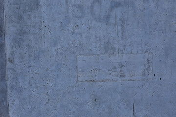 grunge blue wall, old vintage concrete surface abstract background
