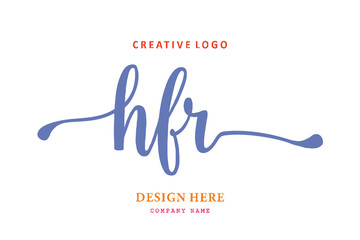 HFR lettering logo is simple, easy to understand and authoritative