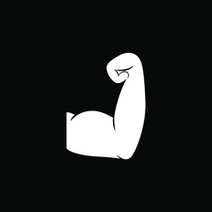 Muscle vector icon