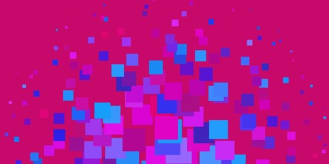 Light Pink, Blue vector layout with lines, rectangles.