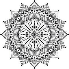 ornamental round mandala