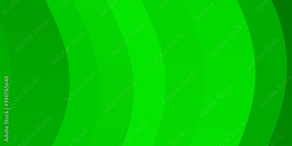 Wall mural Light Green vector layout with curves.