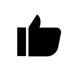 Simple like icon. graphic illustration