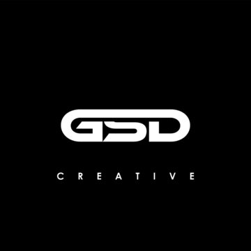 GSD Letter Initial Logo Design Template Vector Illustration	
