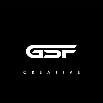GSF Letter Initial Logo Design Template Vector Illustration	
