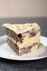 Poppy Seed Cake with Buttercream Icing