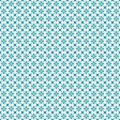 Abstract Cross Pattern Dots Logo generative computational art illustration