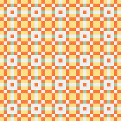 Abstract Cross Pattern Dots Logo generative computational art illustration