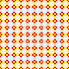 Abstract Cross Pattern Dots Logo generative computational art illustration