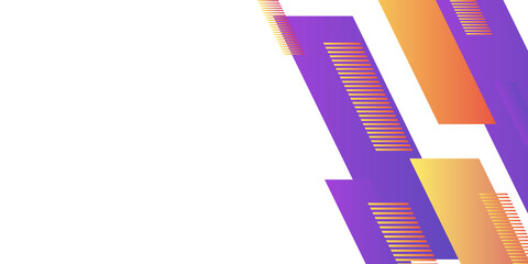 Abstract modern background gradient color. Orange yellow and purple gradient with stripes lines decoration. 