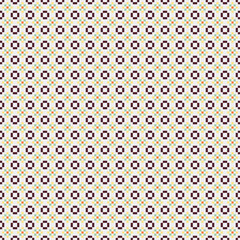 Abstract Cross Pattern Dots Logo generative computational art illustration