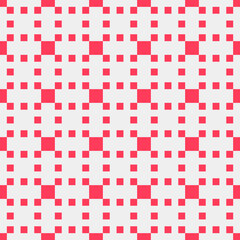 Fototapeta premium Abstract Cross Pattern Dots Logo generative computational art illustration