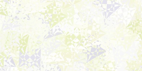Light gray vector background with triangles.