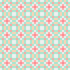 Abstract Cross Pattern Dots Logo generative computational art illustration