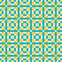 Abstract Cross Pattern Dots Logo generative computational art illustration