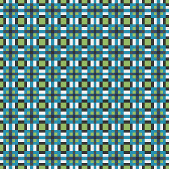 Abstract Cross Pattern Dots Logo generative computational art illustration