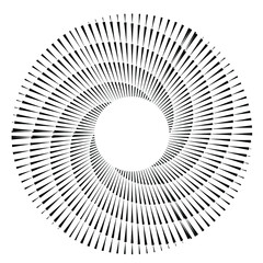 Radial speed Lines in Spiral Form for comic books . fireworks Explosion background . Vector Illustration . Starburst
 round Logo . Circular Design element . Abstract Geometric star rays . Sunburst .