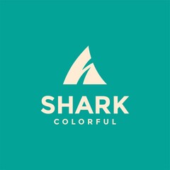 Fin Shark logo, Letter S or Fish animal logo design concept