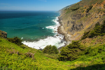 Big Sur at Ragged Point, California Coastline.