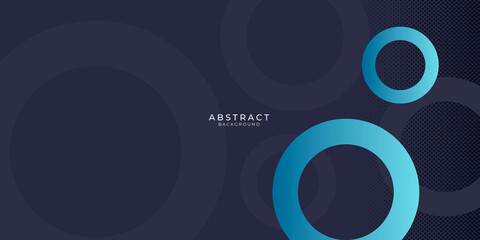 Blue background with abstract wave spiral modern element for banner, presentation design and flyer