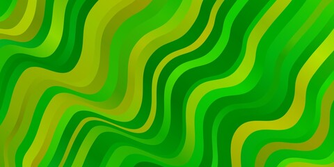 Light Green, Yellow vector backdrop with circular arc.