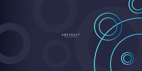 Modern geometric business background circle lines abstract stripe design for presentation design