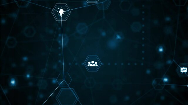 Business, Technology, Internet and network concept. Coaching mentoring education business training development E-learning concept.