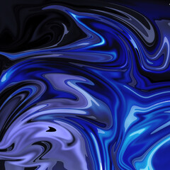 Beautiful liquid digital art background with dynamic composition of different color shades and textures