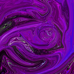 Fototapeta premium Beautiful liquid digital art background with dynamic composition of different color shades and textures