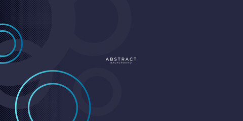 Abstract technology background with circles 