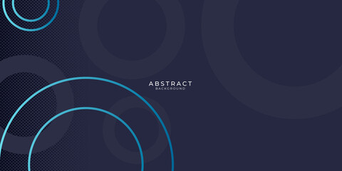 Abstract technology background with circles 