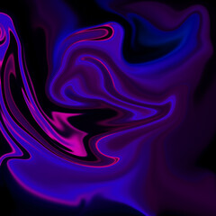 Beautiful liquid digital art background with dynamic composition of different color shades and textures