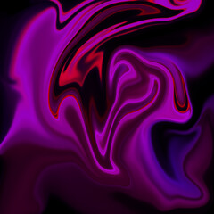 Beautiful liquid digital art background with dynamic composition of different color shades and textures