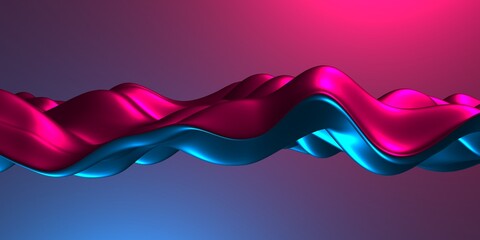 Colorful Liquid metallic wavy background