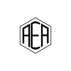 AEA letter icon design on white background.Creative letter AEA/A E A logo design. AEA initials Logo design.