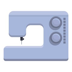 Sewing machine icon. Cartoon of sewing machine vector icon for web design isolated on white background