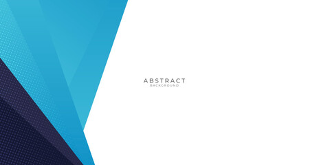 Abstract blue vector background with triangles