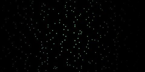 Dark Blue, Green vector texture with beautiful stars.