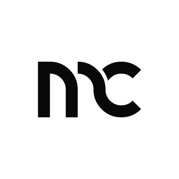 MC E letter icon design on a WHITE background.Creative letter MC/MC  logo design. N initials/MONOGRAM Logo design.