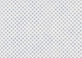 和紙に描かれたシルバーの鹿の子模様、日本の伝統模様素材