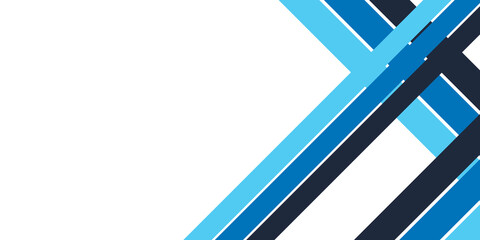 Paper layer stripes blue abstract background. Curves and lines use for banner, cover, poster, wallpaper, design with space for text