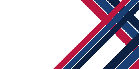 Simple abstract dark blue background with a combination of luminous red overlap style graphic design element